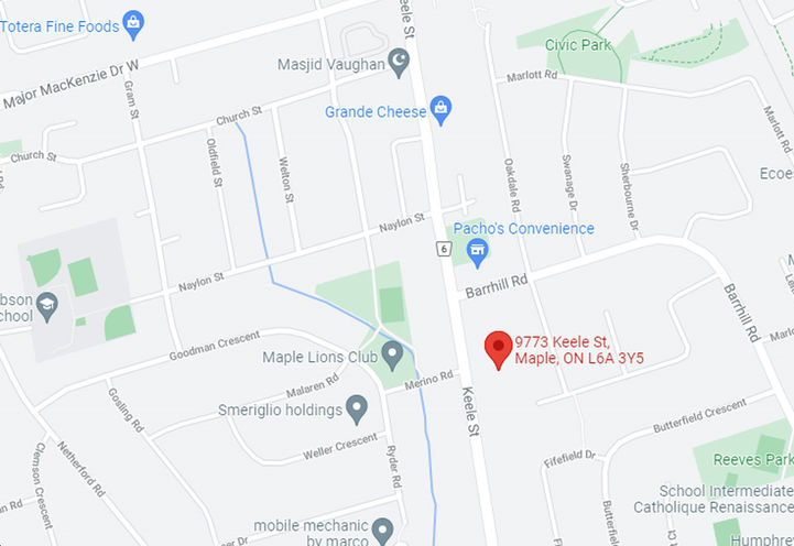 9773 Keele Street Towns Map Location