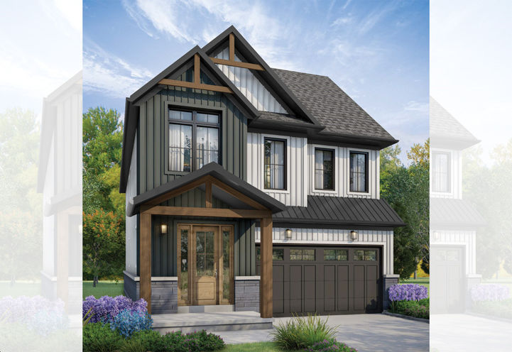 Brooklin Trails Homes Exterior View of Detached Model