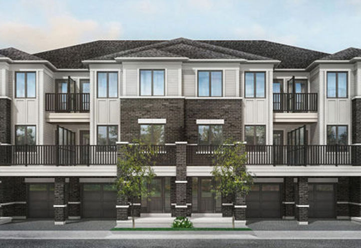 Brooklin Vue Towns Close Up Exterior View of Units