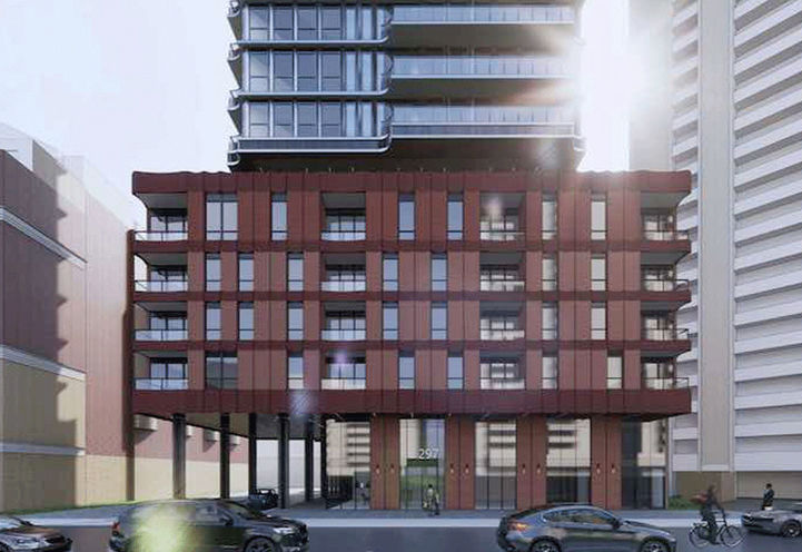 Seaway Condos Ground Level Exterior View