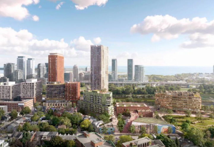 The Yards Condos Bird's Eye View of Tower Exteriors